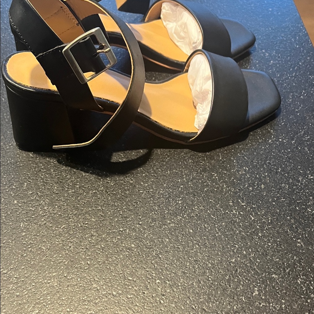 Nisolo NWT Stella Go-To Block Heel Sandal Black - Picture 5 of 9